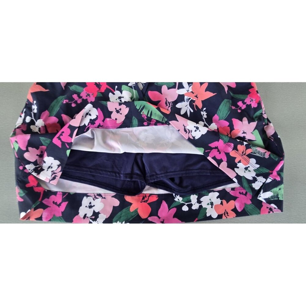 Speedo Women's Swim Skort Floral Size XL Black Floral - Picture 7 of 12